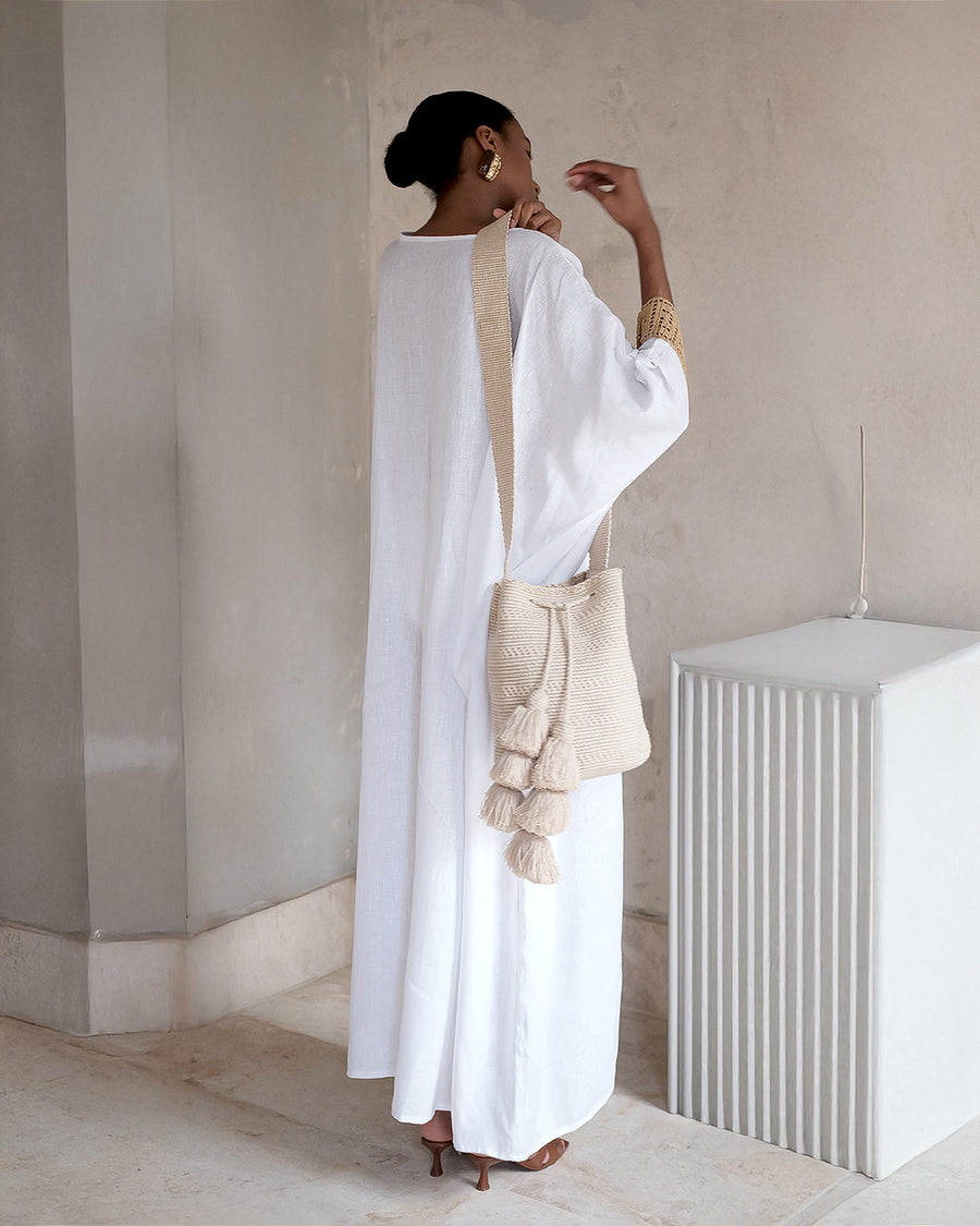 Mochila wayuu Basic Sand