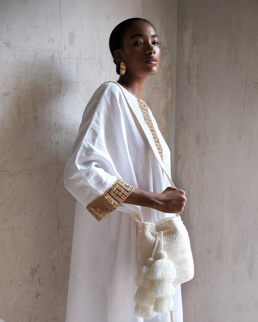 Mini Mochila wayuu Shiiliwaiya Pearl