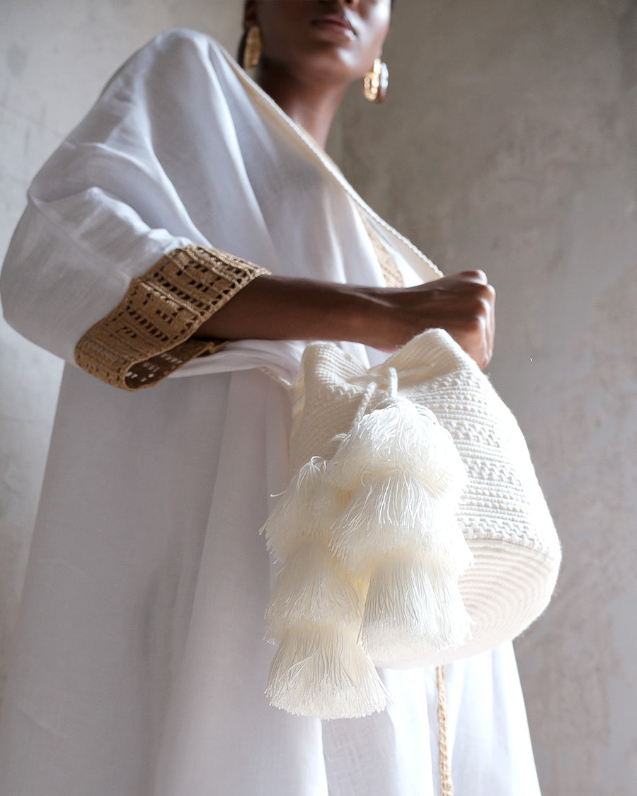 Mini Mochila wayuu Shiiliwaiya Pearl