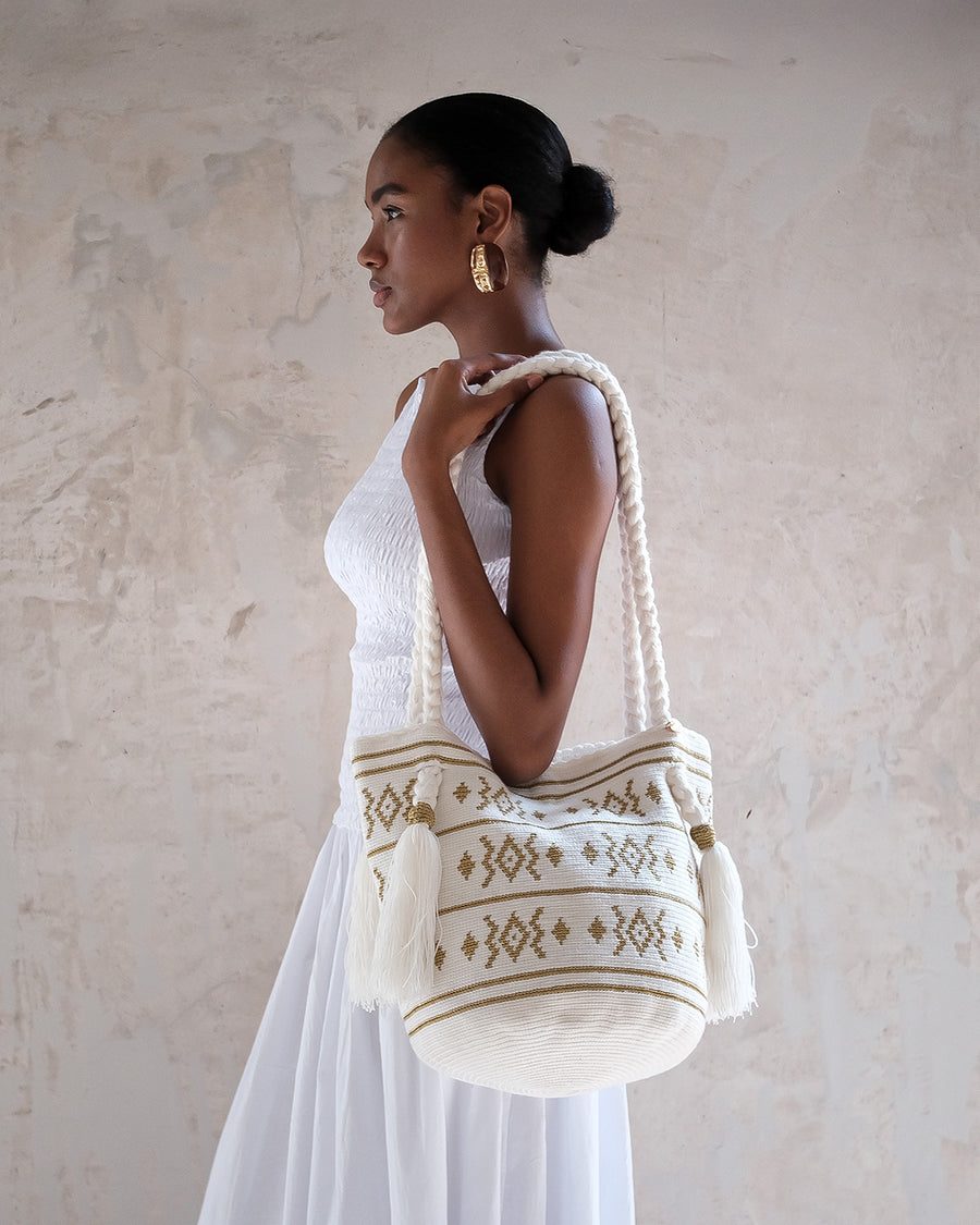 Tote bag wayuu  Gold