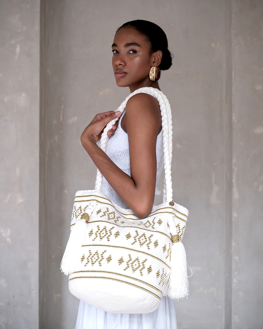 Tote bag wayuu  Gold