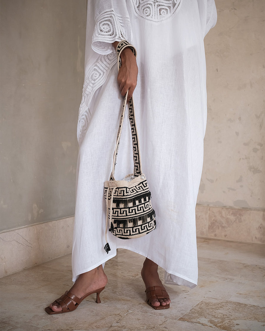 Mochila Wayuu Joselin Black