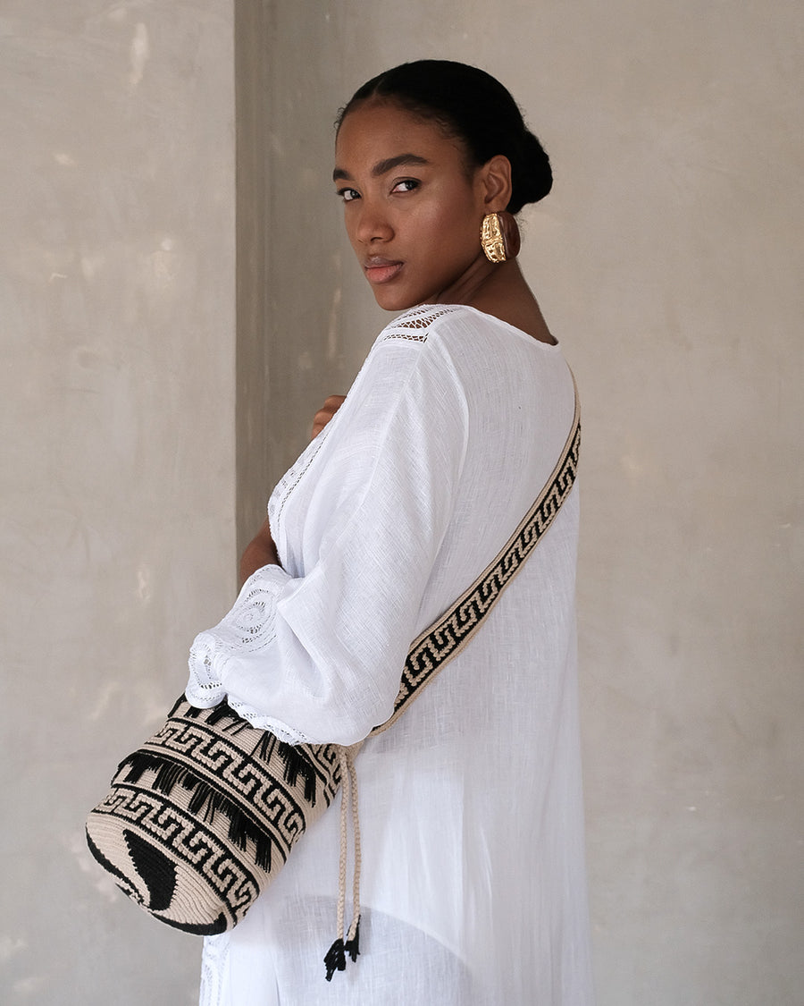 Mochila Wayuu Joselin Black