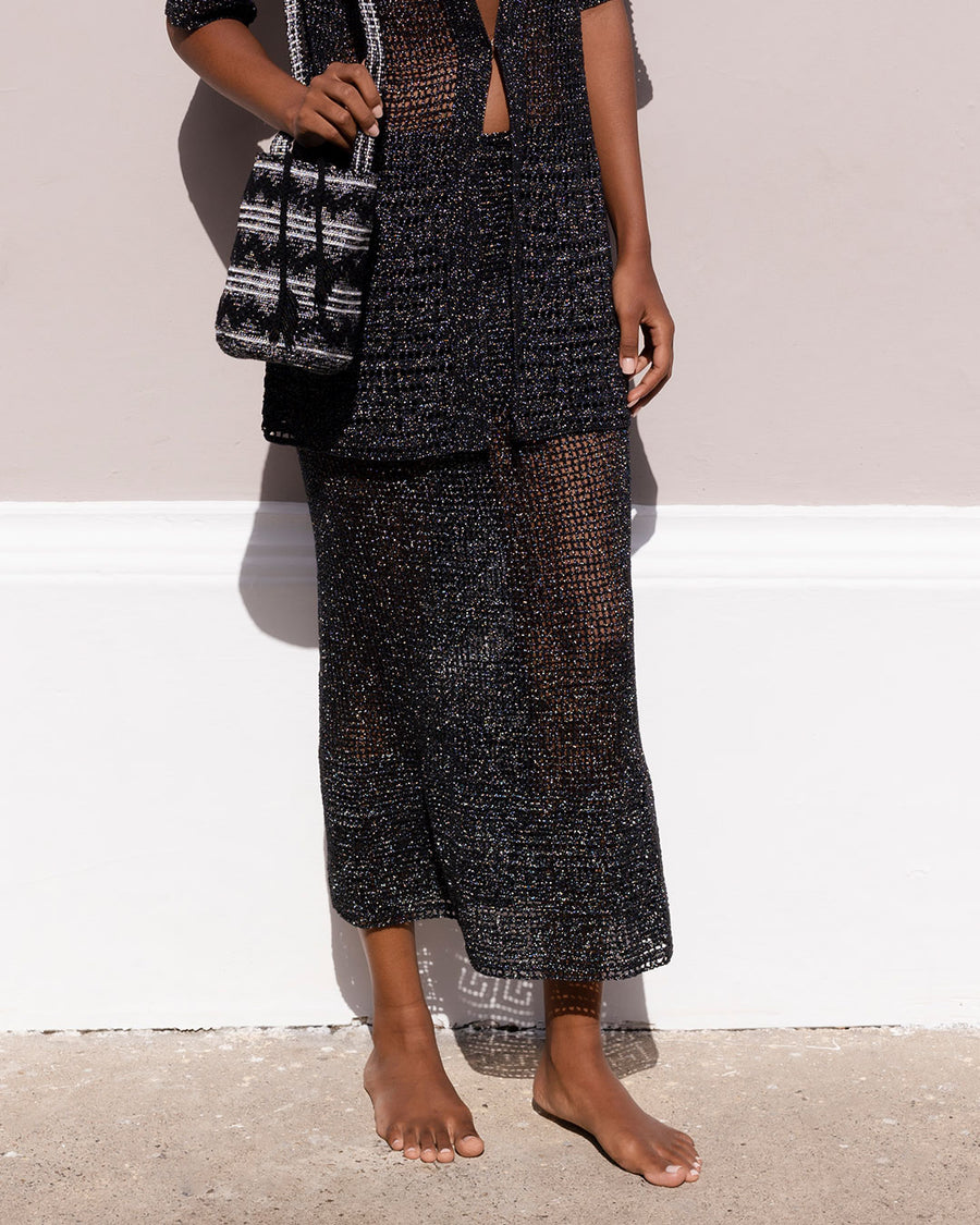 Crochet Skirt Ipapüle Black