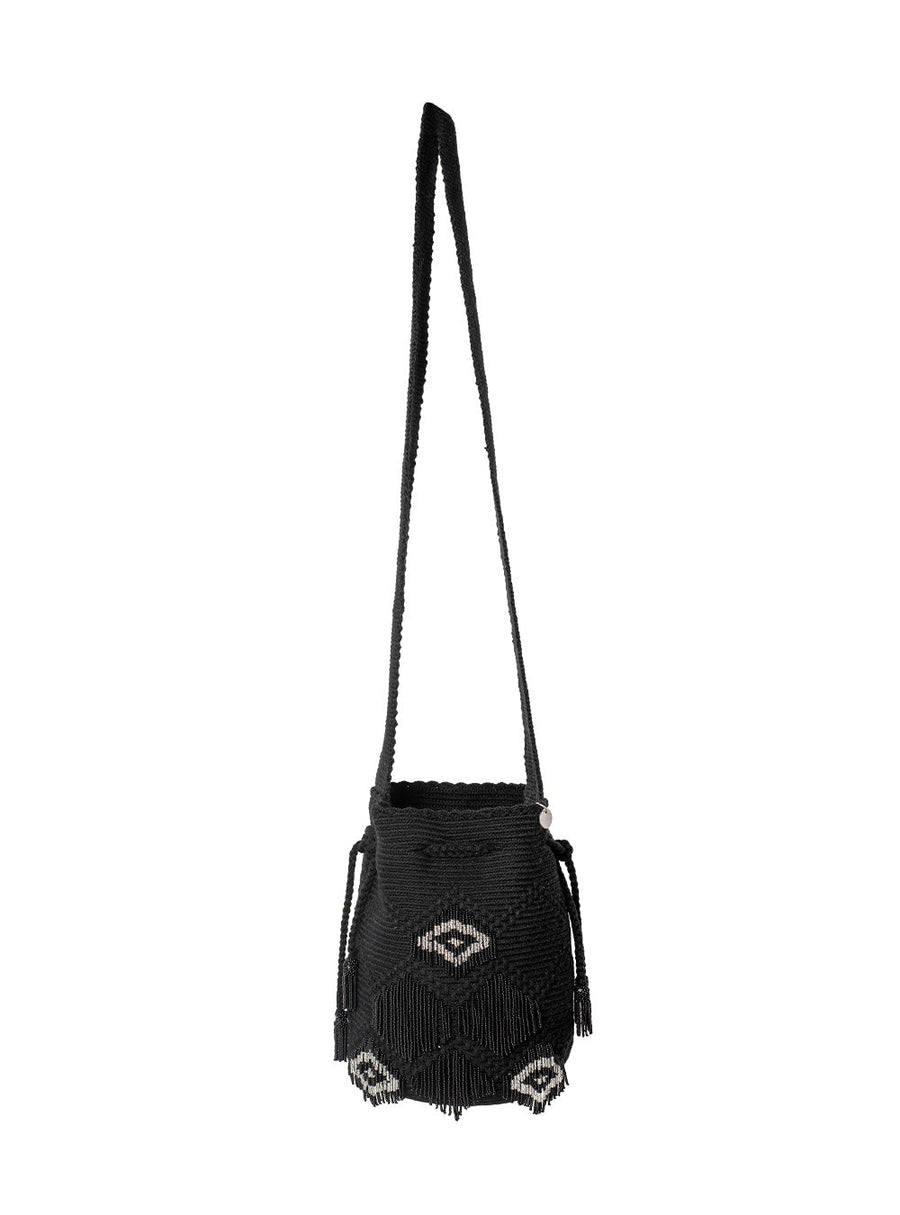 Mochila Wayuu Soul black