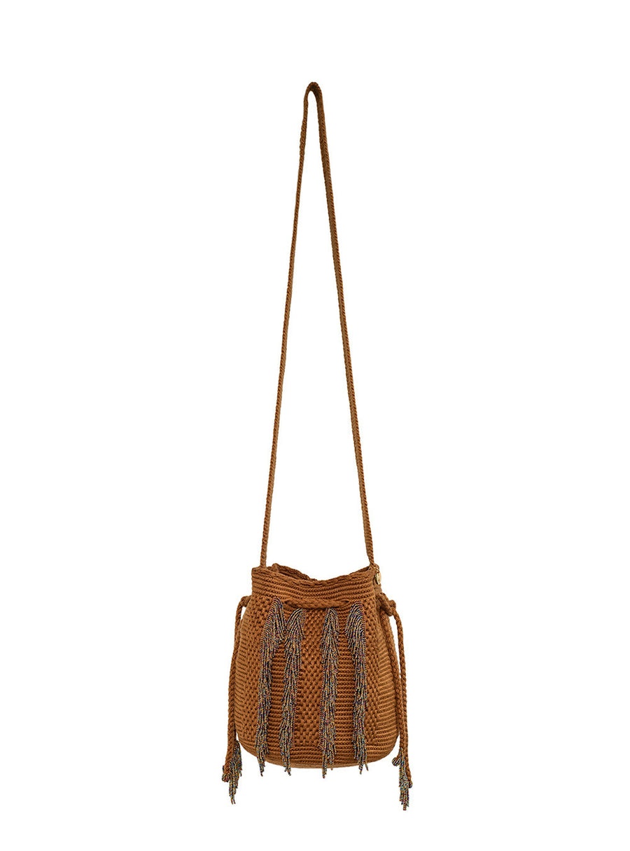 Mochila wayuu Embera Magia Brown