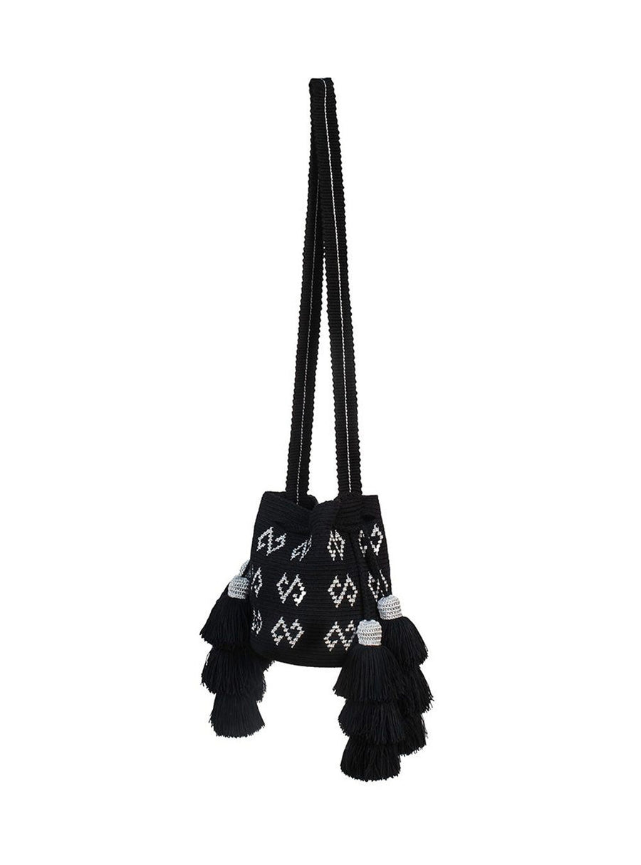 Mini Wayuu Silver Black