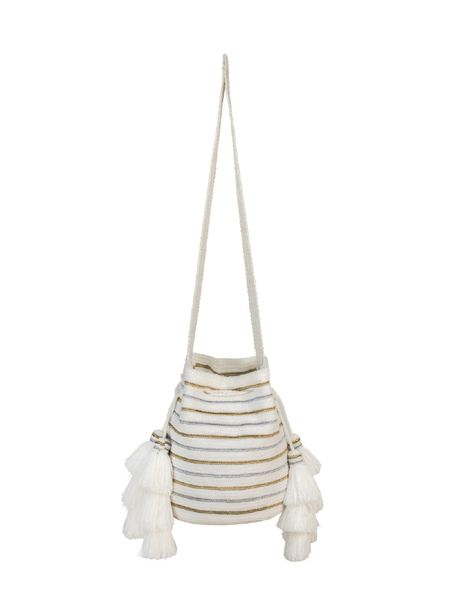 Mochila wayuu Silver Gold