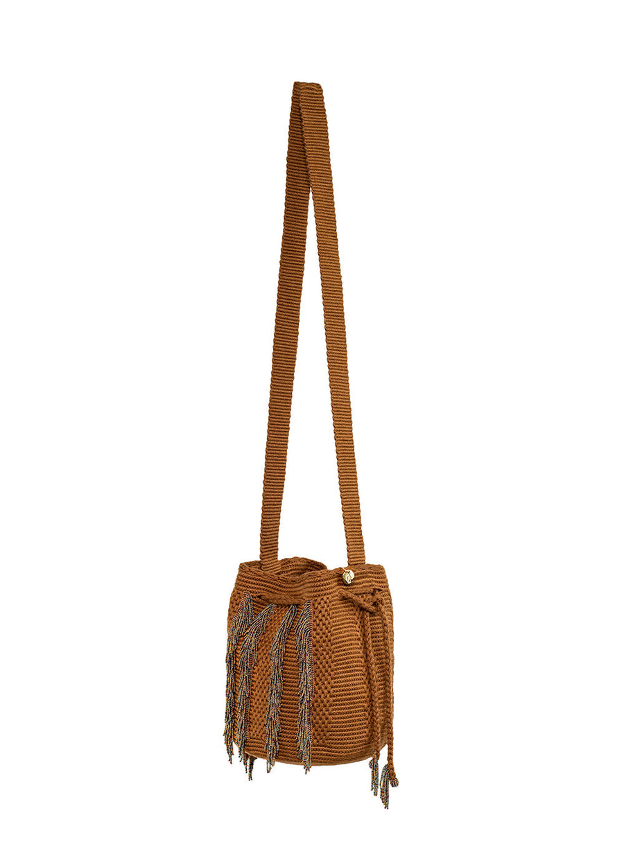 Mochila wayuu Embera Magia Brown