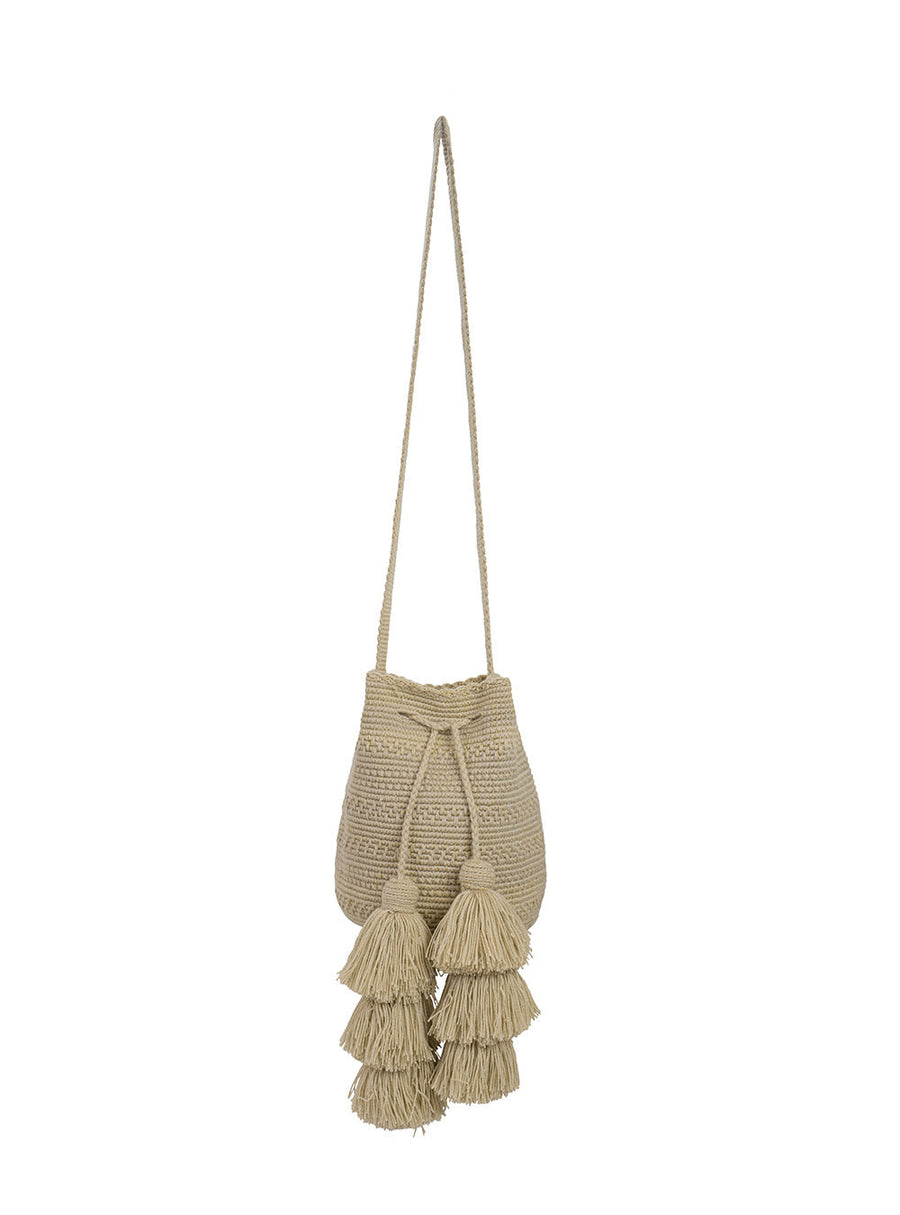 Medium Mochila  Wayuu Basic Sand